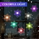 thumbnail image 5 of 5 luces nocturnas LED navideñas de colores con forma de copo de nieve y ventosa, 5 of 7