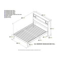 thumbnail image 7 of Newport Platform Bed with Open Foot Board, Multiple Sizes, Multiple Colors, 7 of 7