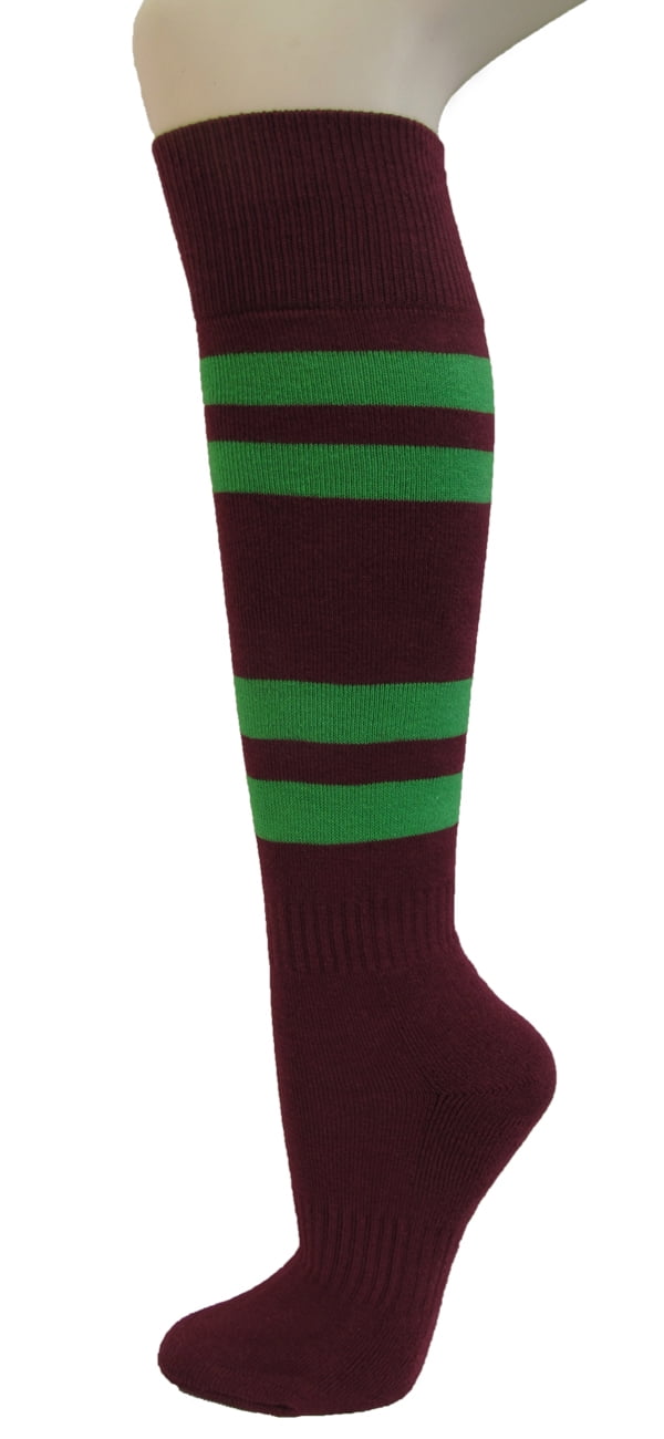 Couver Couver Cotton Maroon Striped Softball Baseball Sports Knee