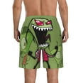thumbnail image 3 of Invader Zim Comedy Show Men's Beach Shorts Swim Trunks Casual Quick Dry Board Shorts Swimwear with Mesh Lined and Pockets, 3 of 8