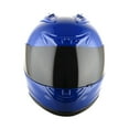 thumbnail image 4 of 1Storm JH901 Glossy Blue Full Face Motorcycle Helmet with Bluetooth Headset, 4 of 6