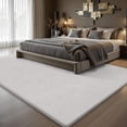 thumbnail image 6 of Buganda Soft Area Rugs, Low Pile Area Rug for Living Room Bedroom, Non Slip Washable Decor Carpet, 9'x12', Light Grey, 6 of 6
