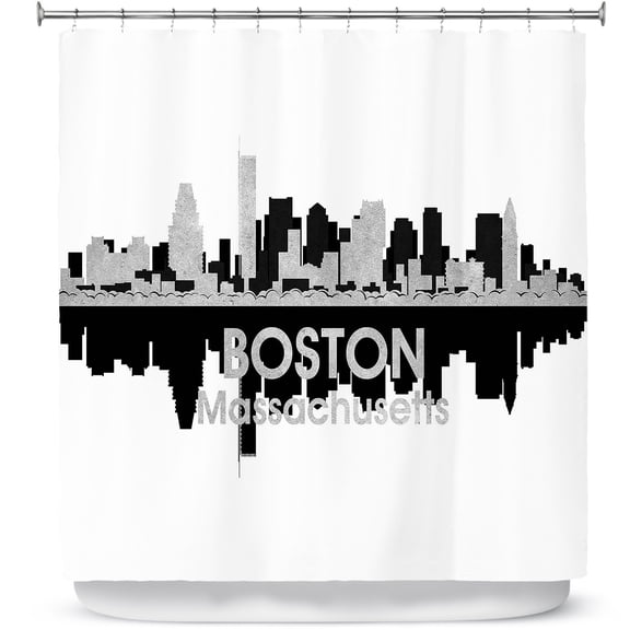 Shower Curtains 70" x 84" from DiaNoche Designs by Angelina Vick - City IV Boston Massachusetts
