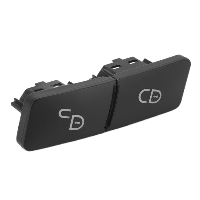 2 botones de interruptor de bloqueo de puerta izquierda de coche, repuesto de tapa de botón de interruptor interior de plástico ABS para Clase E W207 2009‑2015
