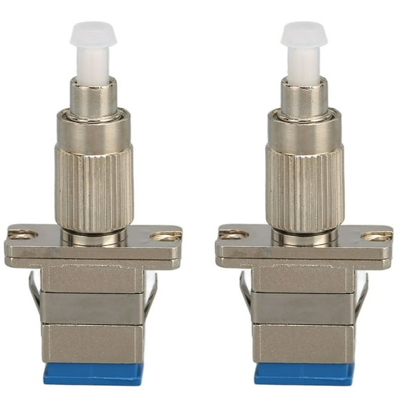 Fiber Optic Connector,2pcs FC Male to Optical Fiber Connector FC Maleto LC Female Hybrid Adapter Reliable and Durable