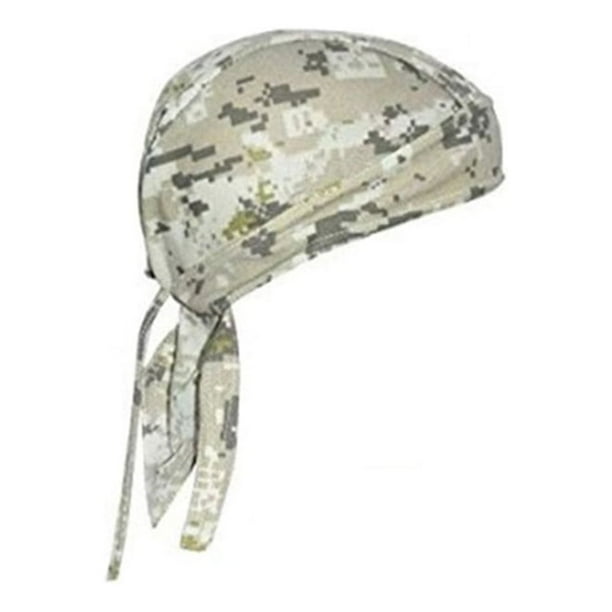 Sombreros de calavera Naiovety Gorras Pañuelo Bandana Impresión Transpirable Camuflaje Verde
