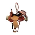 thumbnail image 1 of Llavero de vaquero occidental Hugo Decoración Interior de coche Abalorio colgante Llavero de silla de montar a caballo, 1 of 10