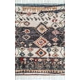 thumbnail image 2 of nuLOOM Rosemarie Bohemian Soft Shag Tassel 4' Round Area Rug, Grey, 2 of 2