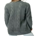 thumbnail image 4 of Cardigan Long en Maille Épaisse pour Femmes avec 2 Poches, 4 of 6