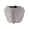 thumbnail image 1 of Cement Square Pot With Recessed Lip And Tapered Bottom, Large, Light Gray, 1 of 1