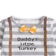 thumbnail image 4 of Baby Thanksgiving Sets Striped Rompers Turkey Hat Socks, 4 of 6