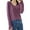 Purple, variant on Arlun Elegant Sweaters for Women Trendy Casual Loose Fit Soft Sweater Ladies V-Neck Long Sleeve Solid Color Basic Tops 2025 Fall Winter Base Layer Pullovers White XL