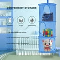 thumbnail image 2 of 2Pcs Stuffed Animal Storage Foldable Stuffed Animal Net or Hammock Organizer  3 Compartments Hanging Mesh Toy Storage Hammock for, 2 of 6
