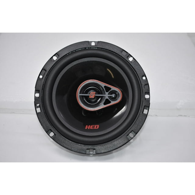 CERWIN-VEGA! HED Series 6.5" 3-Way Coaxial Car Speakers, 4Ω, 60W RMS/340W MAX Power, Superior Car Audio System, Durable Steel Frame, Graphite Cone, PEI Tweeter for Enhanced Car Speaker H7653