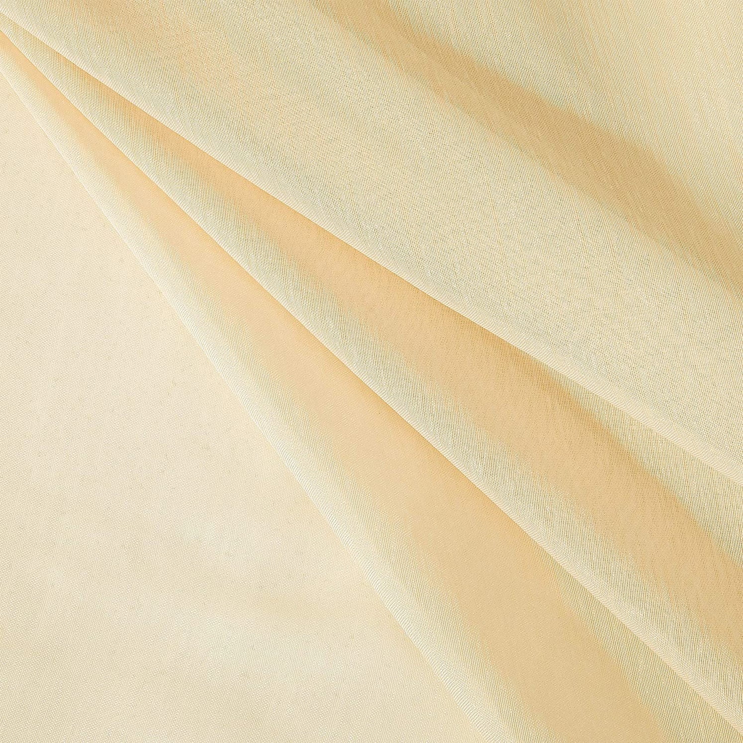 Dainty Home Malibu Textured Semi-Sheer Grommet Top Curtain Panel Pair, 108" x 84" In Beige