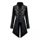 thumbnail image 1 of 2 X Hombre Medieval Tailcoat Steampunk Solapa Abrigo Gabardina Chaqueta Negro XXL, 1 of 7
