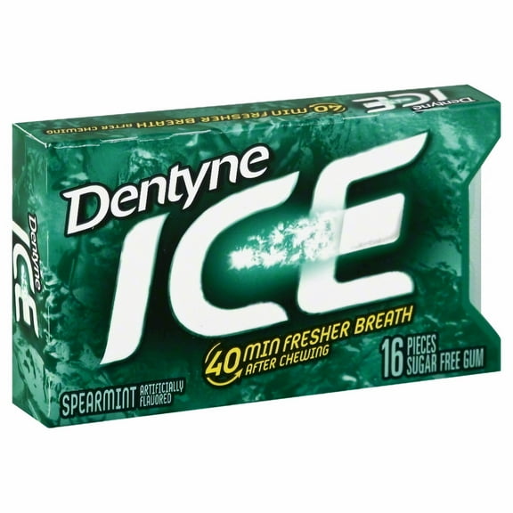 Dentyne Ice, Spearmint, 16 Pieces Sugarless Gum (9 Count)