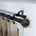 thumbnail image 3 of Claudia 1" Double Curtain Rod 28-48 inch - Black, 3 of 3