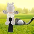 thumbnail image 1 of Cubierta para la cabeza de palo de golf perfecl felpa gris para conductor, 1 of 8