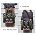 thumbnail image 6 of 16" Laptop Briefcase for Work Travel Laptop Shoulder Bag Carrying Handbag Laptop Case Two Snowmen Pattern, 6 of 8