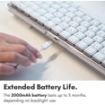 thumbnail image 6 of Macally Wireless Mechanical Keyboard for Mac | Compatible Bluetooth Apple Keyboard (75% Size, Blue Tactile Switches)  Compact, Multi Device, Backlit for MacBook Pro/Air, iMac, Mac Mini/Pro, 6 of 7