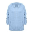 thumbnail image 2 of SHE IS Sweatshirts for Women Trendy Zip up Womens Hoodies Zip up Long Pullover Sweatshirts for Women with Pockets Cute Tops for Women Trendy Going out My Orders Placed, 2 of 5