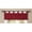 803 Burgundy, variant on Thermalogic Weathermate Room Darkening Tab Top Flat Valance for Windows 40" x 15" Navy