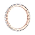 thumbnail image 2 of 0.90 Carat Prong Set Diamond Eternity Ring Band in 14K Rose Gold (Ring Size 4) (I1-I2 Clarity), 2 of 5