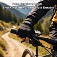 thumbnail image 5 of AEGEND Half Finger Cycling Gloves, Breathable Mesh Bike Gloves with Shock-Absorbing Padded Palm, Anti-Slip Grip, Finger Pull Tabs for Road Cycling, Mountain Biking, Gym and Outdoor Sports, Black - L, 5 of 8