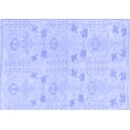 thumbnail image 1 of Ahgly Company Indoor Rectangle Abstract Blue Modern Area Rugs, 7' x 9', 1 of 4