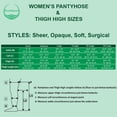 thumbnail image 2 of EvoNation Everyday Sheer 15-20 mmHg Compression Pantyhose, 2 of 6