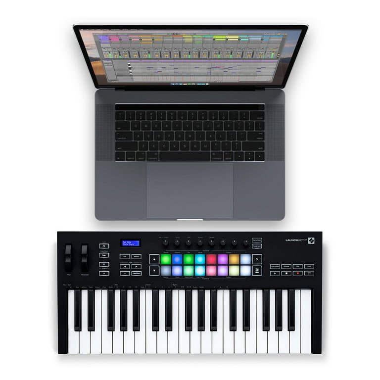 Novation Launchkey 37 MK3 37-Key MIDI Keyboard with Sustain Pedal and USB  Hub