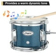 thumbnail image 4 of CazToi 3-Piece Kids Drum Set Musical Percussion Kit with Cymbal & Pedal & Bass Drum & Tom Toms & Drumsticks & Stool, 4 of 9