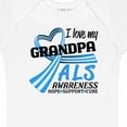 thumbnail image 4 of Inktastic I Love My Grandpa ALS Awareness Support, Care, Cure Boys or Girls Baby Bodysuit, 4 of 5
