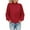Wine, variant on Aoochasliy Womens Sweaters Pullover Clothes O-Neck Sweater Casual Solid O-Neck Tops Knitting Pullover Tops