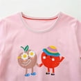 thumbnail image 4 of Summer Savings Clearance 2025! Agkizg Toddler Baby Girls Summer Tops,Short Sleeve T-shirt for Kids,Children's Print Clothing Loose Beach Vacation Tops 4-5 Years, 4 of 5