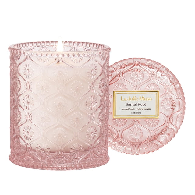 Vela aromática LA JOLIE MUSE Sandalwood Rose 170 g/40 h Burn