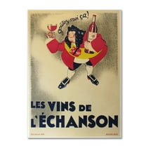 Trademark Fine Art 'French Wine' Canvas Art by Vintage Apple Collection