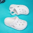 thumbnail image 3 of Ticikt Kids Girls Boys Clogs Garden Shoes Toddler Slides Sandals Children Water Shower Beach Pool Slippers Indoor Outdoor,Color:White,Size:3-4 Years, 3 of 8