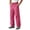 Hot Pink, variant on Mens Windproof 3-in-1 Cargo Pants Drawstring Elastic Waist Multi-Pockets Soft Shell Bottoms Fleece Liner Warm Waterproof Trousers