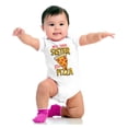 thumbnail image 4 of Will Trade Sister for Pizza Joke Romper Boys or Girls Infant Baby Brisco Brands 24M, 4 of 7