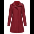 thumbnail image 3 of Chaqueta Impermeable para Mujer con Capucha, Abrigo Impermeable para Mujer, Cortavientos Vino Tinto M, 3 of 8