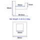 thumbnail image 5 of Gancho cuadrado para toallas de baño de acero inoxidable, gancho para abrigos de toallas, armario, soporte para armario, colgador de esponjas para baño, cocina, garaje, resistente, montado en la pare TUNC Sencillez, 5 of 5