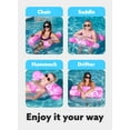 thumbnail image 4 of Joyfy Tropical Pool Hammock Float (Pink), 4 of 8