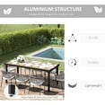 thumbnail image 5 of 6.2' Long Table - Easy to Clean Top - Outdoor Celebrations - Supports 110 lbs, 5 of 5