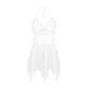 thumbnail image 4 of Gibobby Conjunto de lencería Sexy Lencería sexy babydoll para mujer, camisón halter, babydoll para mujer, lencería sexy para sexo(Blanco, XG), 4 of 5