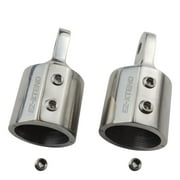 EZ-Xtend Bimini Top Eye End Top Cap Fitting Marine 316 SS 2PC. HD Double Set Screws for Securing Bimini Top Frame. Double Holding Power for Optimal Safety. 7/8" or 1" Sizes. (7/8" Eye Ends (2 PC))