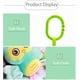 thumbnail image 4 of Baby Rattle Plush Toy, Soft Animal Stuffed Hanging Rattle Toys, Newborn Car Seat Stroller Crib Toys with Sound and Wind Bell for 0-1 Year Old (Fish), 4 of 4