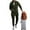 CC#-012 Army Green, variant on JULMCOMO Mens Sweatsuits 2 Piece Set Tracksuits Jogging Hooded Zip Up Casual Fall Athletic Long Sleeve Matching Crew Neck Suits Sets Beige 2XL-Large