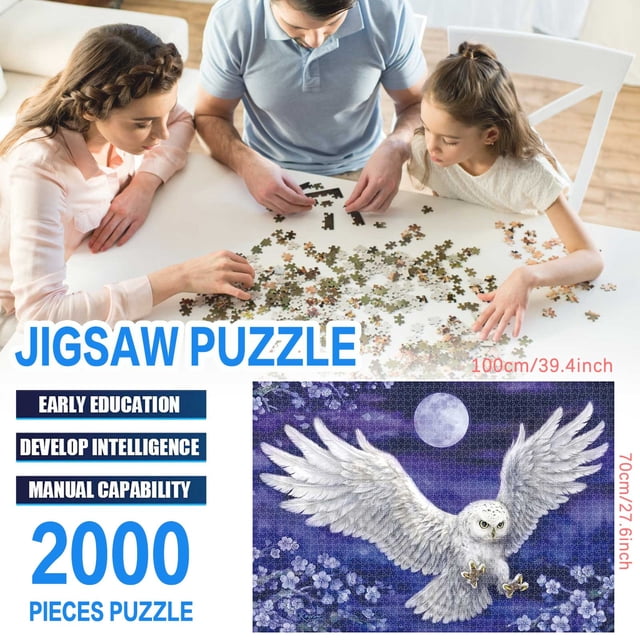 Xihbxyly Ofertas Relámpago de Hoy Rompecabezas de 2000 Piezas de Desarrollo Intelectual Adultos y Niños, Regalo de Vacaciones